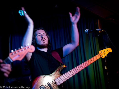 Jack Timmis on bass