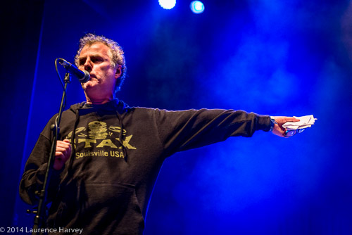 Pete Feenstra, concert organiser & compere for the night