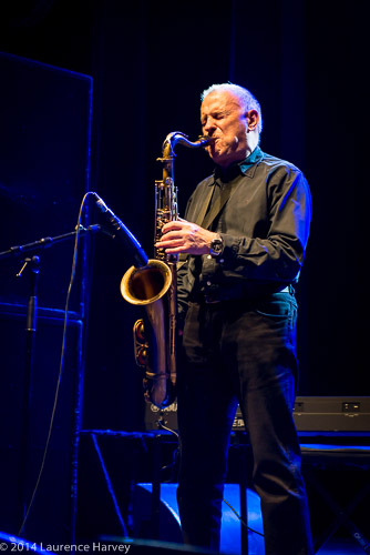 Nick Newall on sax