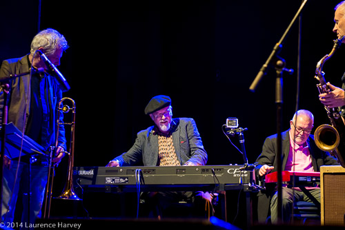 Tim Penn & Bob Hadrell of The Flamingo All Stars on keys