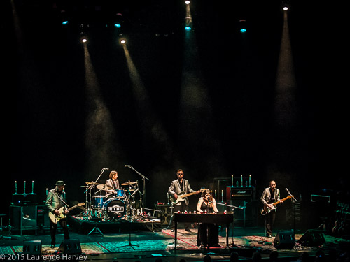 Beth Hart & her band on stage at The Barbican Centre