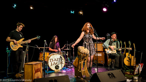 Babajack on stage at The Limelight Theatre