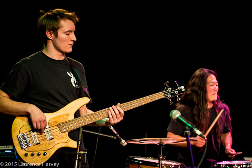 Adam Bertenshaw on bass & Tosh Murase on drums