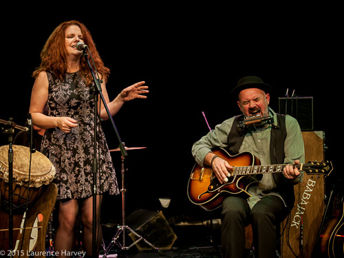 Becky Tate on vocals & Trevor Steger on guitars and harmonica