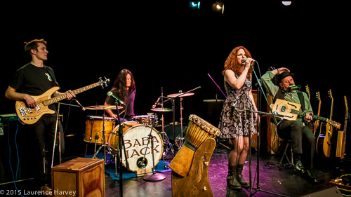 Babajack on stage at The Limelight Theatre
