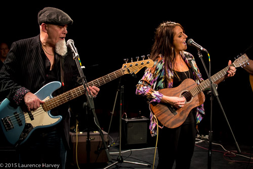 Robbie Stewart-Matthews on bass & Cherry Lee Mewis on guitar & vocals