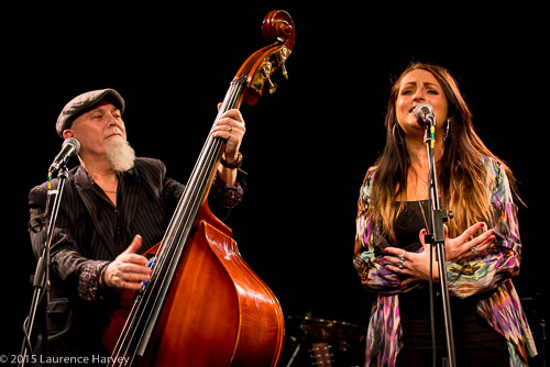 Robbie Stewart-Matthews on double bass & Cherry Lee Mewis on vocals