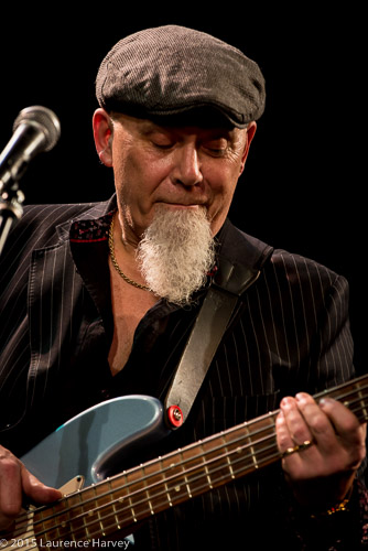 Robbie Stewart-Matthews on bass
