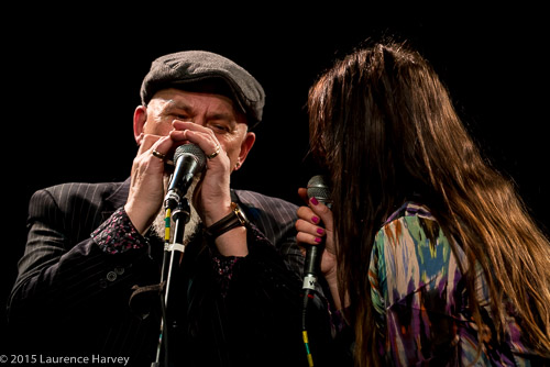 Robbie Stewart-Matthews on harmonica & Cherry Lee Mewis on vocals