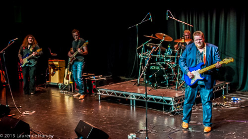 Tom Killner jamming with Danny Bryant & his band at Arlington Arts Centre