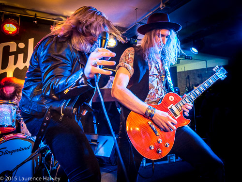 Nathan James on lead vocals, Andreas Eriksson on lead guitar