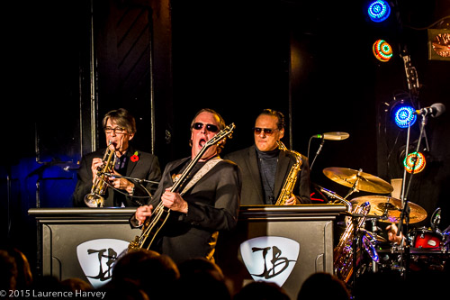 Joe Bonamassa on guitar, Paulie Cerra on sax & Lee Thorburg on trumpet