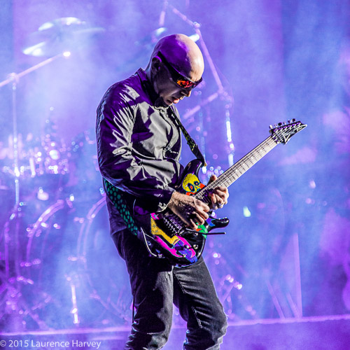 Joe Satriani on guitar
