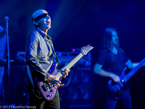 Joe Satriani on guitar
