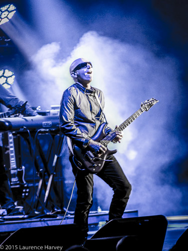 Joe Satriani on guitar