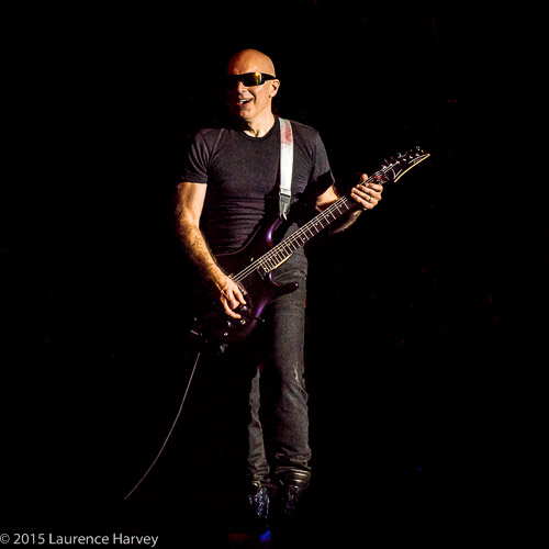 Joe Satriani on guitar