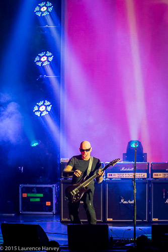 Joe Satriani on guitar