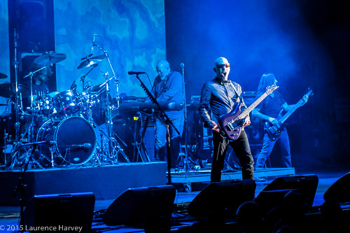 Joe Satriani & his band on stage at Hammersmith Apollo