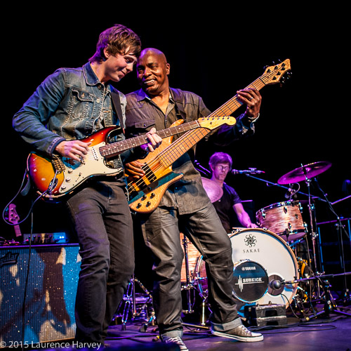 Laurence Jones on guitar & vocals & Roger Inniss on bass