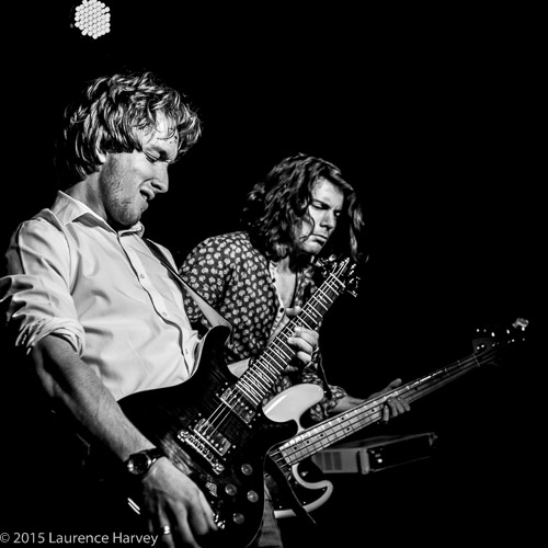 Alex Butler on guitar and backing vocals & Mike Topp on bass