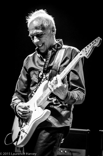 Robin Trower on guitar