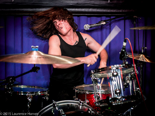 Gabriel McMahon on drums