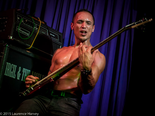 Joel Wildgoose on bass