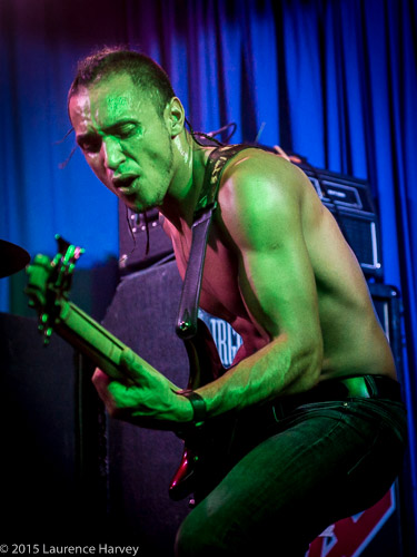 Joel Wildgoose on bass