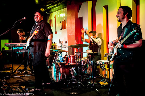 Big Boy Bloater & The LiMiTs on stage at the 100 Club