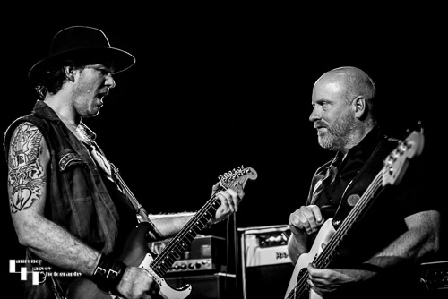 GB Bartlett on guitar & vocals Dean Kennedy on bass