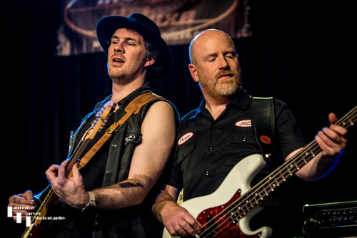GB Bartlett on guitar & vocals Dean Kennedy on bass