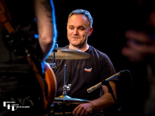 Jamie Fyffe on drums