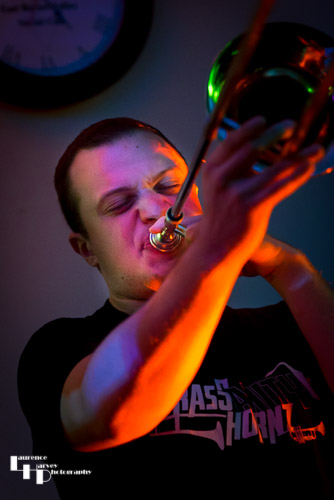 Frank Ryan on trombone