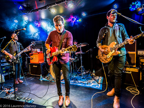 Broken Witt Rebels on stage at The Water Rats