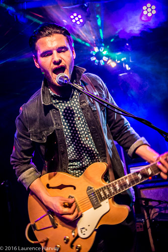 James Tranter on vocals & lead guitar