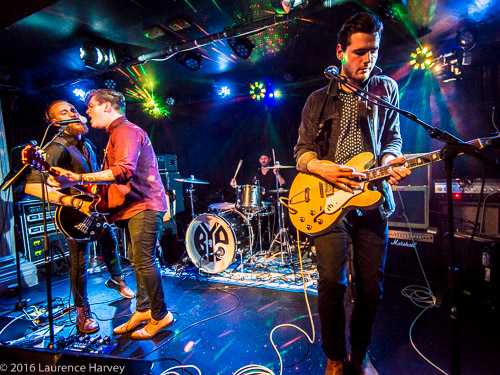Broken Witt Rebels on stage at The Water Rats