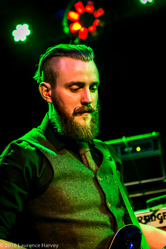 Luke Davis on bass