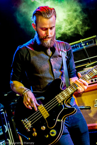 Luke Davis on bass