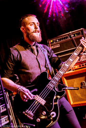 Luke Davis on bass