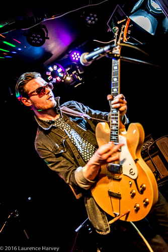 James Tranter on vocals & lead guitar
