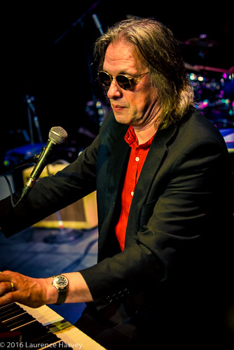 Paul Long on keyboards and vocals