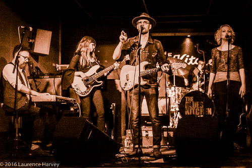 Dave Hanson & his band on stage at The Blues Kitchen, Camden