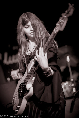 Keira Kenworthy on bass