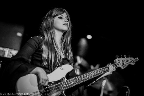 Keira Kenworthy on bass