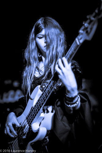 Keira Kenworthy on bass