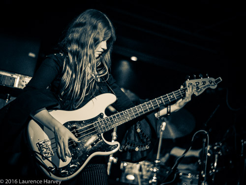 Keira Kenworthy on bass