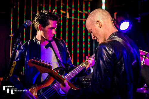 L.D. Morawski on bass & Nick Bowden on guitar