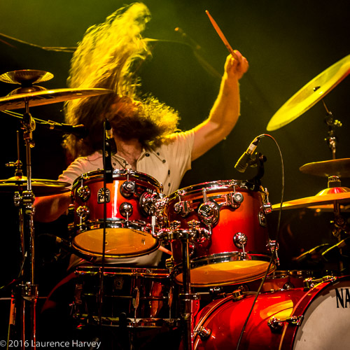 Phil Beaver on drums