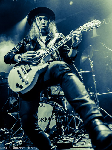 Andreas Eriksson on lead guitar
