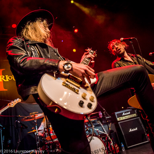 Andreas Eriksson on lead guitar